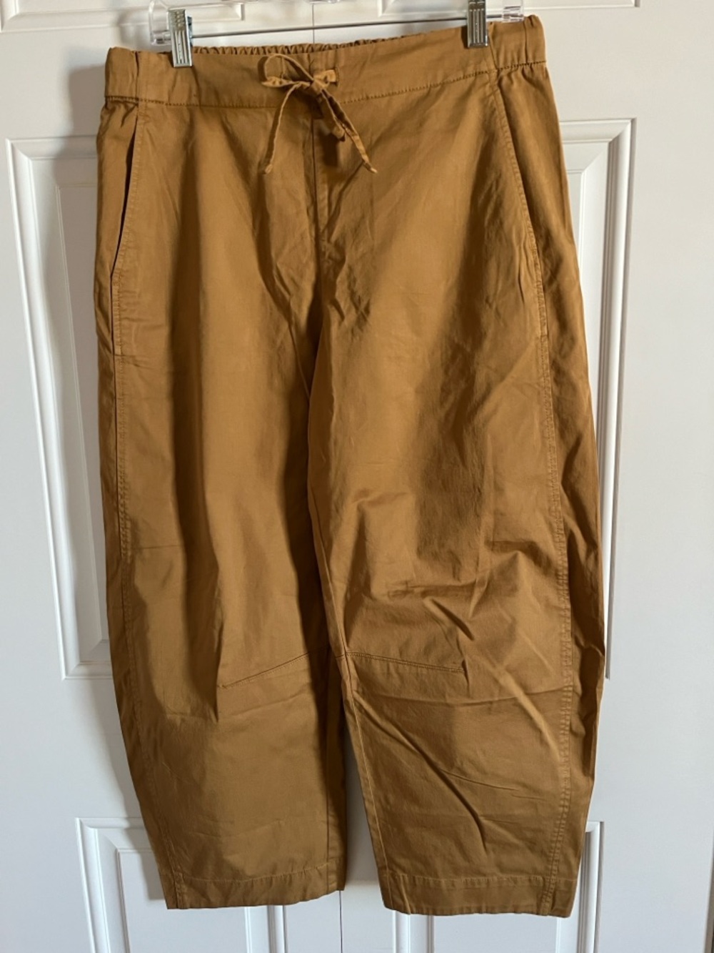 Everlane Easy Barrel Pants, Oak Brown, size medium NWT - Picture 3 of 6
